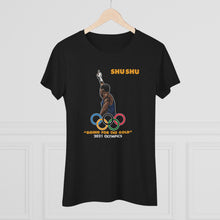 Load image into Gallery viewer, Shu Shu Women&#39;s Olympic Black Tee