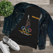 Load image into Gallery viewer, Shu Shu Women&#39;s Olympic Black Tee